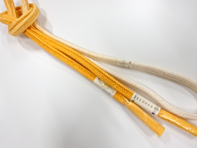 未使用品　正絹　手組帯締め